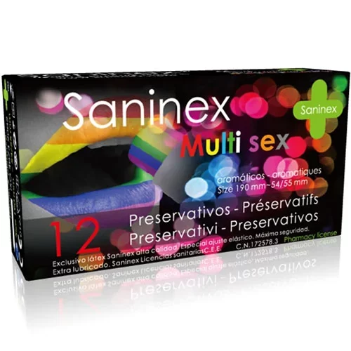 12 préservatifs multisex Sanisex
