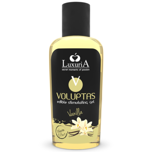 Gel stimulant comestible effet réchauffant Vanille (100 mL) - LUXURIA VOLUPTAS