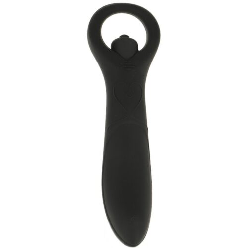 Vibrateur en silicone avec anneau ergonomique 11 cm - OHMAMA